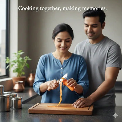 PurePeeler™ – Stainless Peeler | High-Grade Durability | Clean, Precision Peeling + Bottle Opener